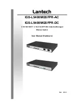 Lantech IGS-L5408MGSFPR-AC User Manual предпросмотр