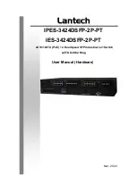 Lantech IPES-3424DSFP-2P-PT User Manual предпросмотр