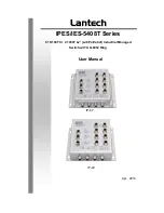 Lantech IPES-5408T User Manual предпросмотр