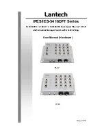 Lantech IPES/IES-5416DFT Series User Manual предпросмотр