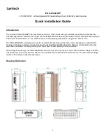 Lantech IPGS-0204DSFP Quick Installation Manual предпросмотр