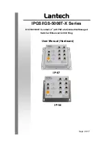 Lantech IPGS-5008T Series User Manual предпросмотр