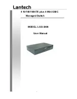 Lantech LGS-2404 User Manual предпросмотр