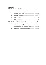 Preview for 5 page of Lantech TGS-5208GF Series User Manual