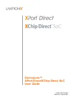 Lantronix DeviceLinx Xchip Direct SoC User Manual preview