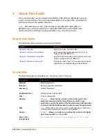 Preview for 6 page of Lantronix EDS-MD EDS-MD16 Command Reference Manual