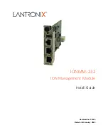 Lantronix IONMM-232 Install Manual предпросмотр