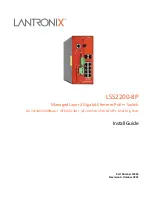 Lantronix LSS2200-8P Install Manual предпросмотр