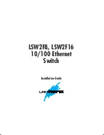 Lantronix LSW2F16 Installation Manual предпросмотр