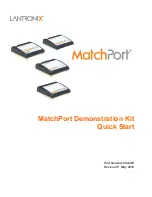 Preview for 1 page of Lantronix MatchPort Series Quick Start Manual