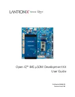 Preview for 1 page of Lantronix Open-Q 845 mSOM User Manual