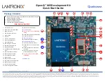 Preview for 1 page of Lantronix Open-Q 865 Quick Start Manual