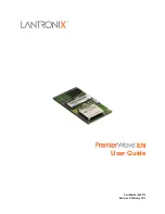 Предварительный просмотр 1 страницы Lantronix PremierWave EN User Manual