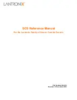 Lantronix SCS Reference Manual preview