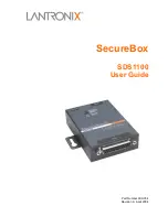 Lantronix SecureBox SDS1100 User Manual preview