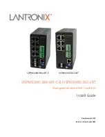 Lantronix SISPM1040-362-LRT Install Manual preview