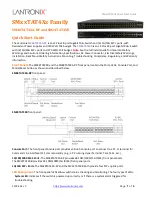 Предварительный просмотр 1 страницы Lantronix SM48TAT4XA-RP Quick Start Manual