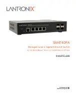 Lantronix SM4T4DPA Install Manual предпросмотр