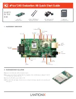 Lantronix xPico 240 Quick Start Manual предпросмотр