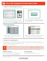 Preview for 2 page of Lantronix xPico 250 Quick Start Manual