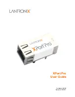 Lantronix xport pro User Manual предпросмотр