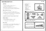 Предварительный просмотр 4 страницы Lanxiang Model Aircraft YF-23 Instruction Manual