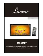 Lanzar SDN695BT Owner'S Manual preview