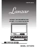 Lanzar STVD7IN Owner'S Manual preview