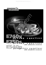 Lanzar VIBE E740V Owner'S Manual preview