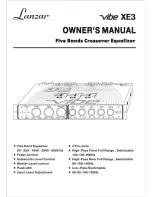 Lanzar VIBE XE3 Owner'S Manual preview