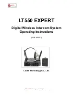 LAON TECHNOLOGY LT550 EXPERT Operating Instructions Manual предпросмотр