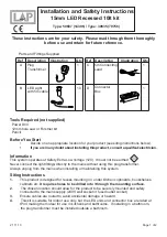 lap 50697 Installation And Safety Instructions preview