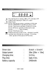 Preview for 2 page of LAPCARE STORM LBS-999 User Manual