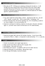 Preview for 4 page of LAPCARE STORM LBS-999 User Manual