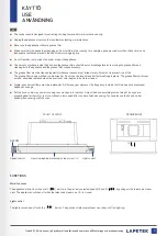 Preview for 5 page of Lapetek 57040 Installation And User Manual