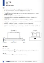 Предварительный просмотр 6 страницы Lapetek 57040 Installation And User Manual