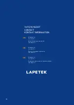 Preview for 18 page of Lapetek 571ACX1 001 Installation And User Manual