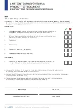 Preview for 14 page of Lapetek JONA SLIM-V 90 Installation And User Manual