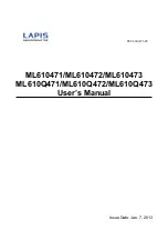 Предварительный просмотр 1 страницы LAPIS Semiconductor ML610472 User Manual