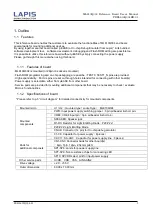 Предварительный просмотр 6 страницы LAPIS Semiconductor ML610Q304 User Manual