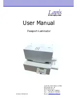 Lapis Roll Laminator PL-LR User Manual preview