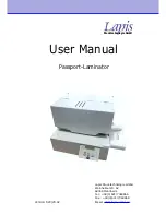 Preview for 1 page of Lapis Roll Laminator PL-LR User Manual