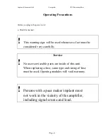 Preview for 4 page of LAPLACE INSTRUMENTS RF0250 User Manual