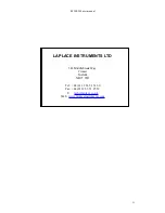 Предварительный просмотр 11 страницы LAPLACE INSTRUMENTS RF200 User Manual