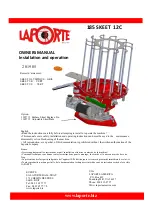 LAPORTE 185 SKEET 12C Owner'S Manual preview