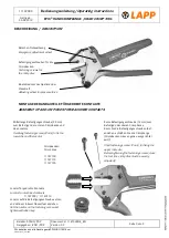 Предварительный просмотр 3 страницы LAPP EPIC 11147000 Operating Instructions Manual