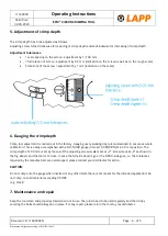 Предварительный просмотр 4 страницы LAPP EPIC 11148000 Operating Instructions