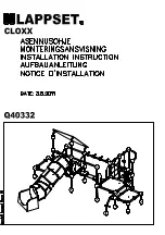 Preview for 1 page of LAPPSET CLOXX Q40332 Installation Instruction