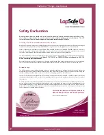 Preview for 22 page of LapSafe ChargeLine 5 User Manual