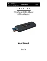Laptone Wireless G User Manual preview